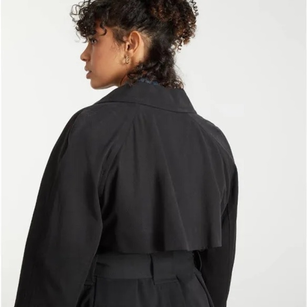 Everlane Classic Black Trench Coat